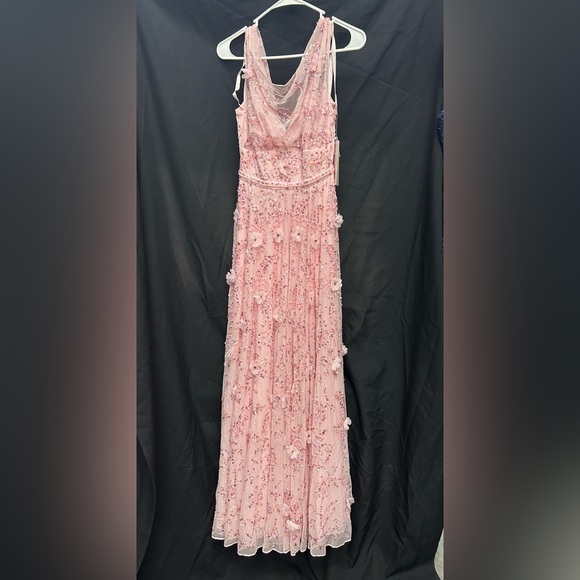 Mac Duggal 93685 Pink Long Sequins Formal Dress - Picture 5 of 9